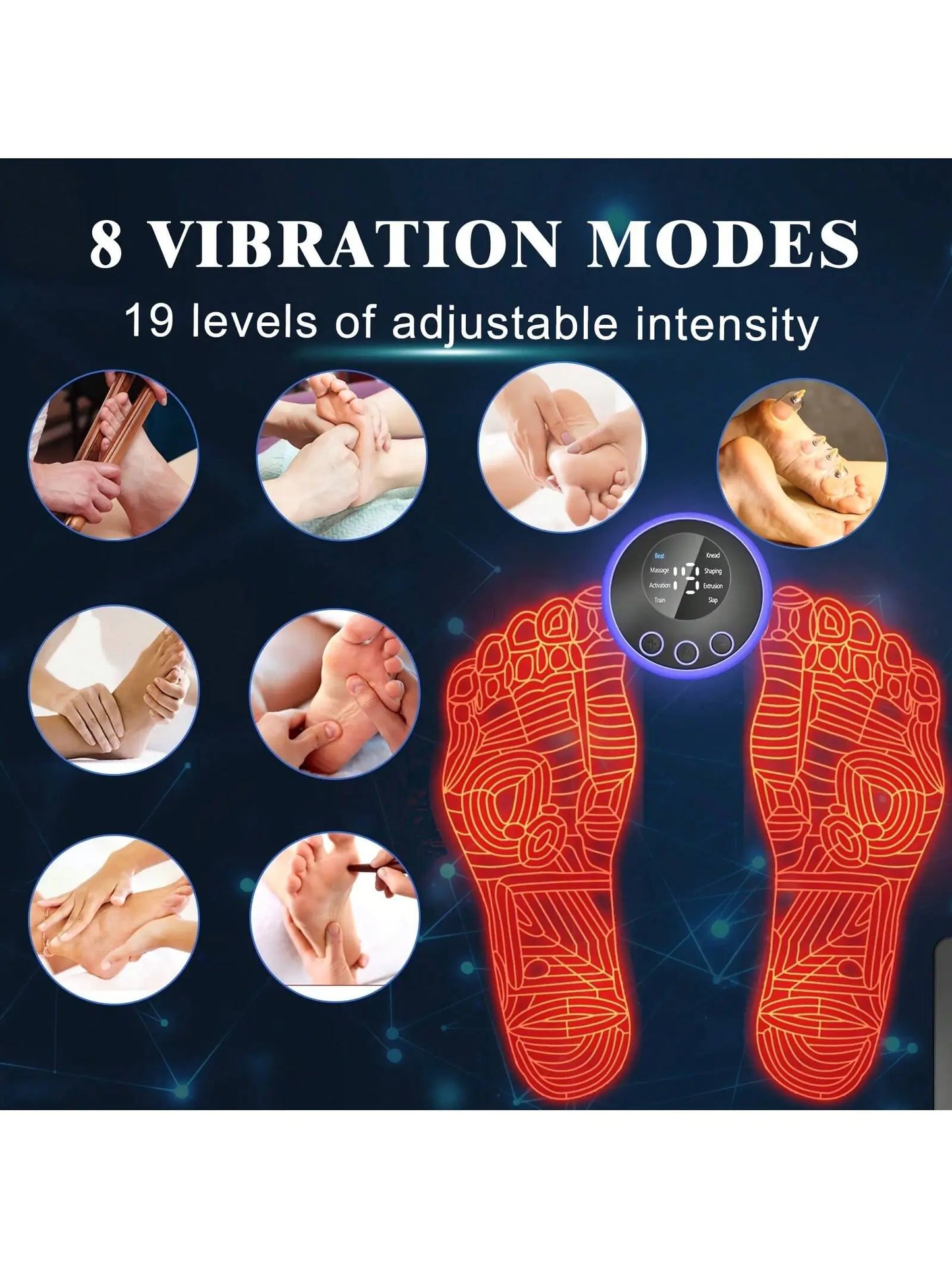 Portable Neuropathy Foot Massager Pad